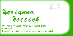 marianna hettich business card